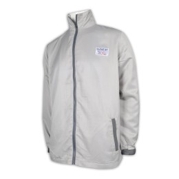 J857 Men's Fashion Jacket Velcro Cuffs Woven LOGO 100% Poly J857 Men's Fashion Jacket Velcro Cuffs Woven LOGO 100% Poly